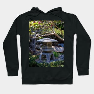 Photography of a Toro Japanese Lantern Garden V1 Hoodie